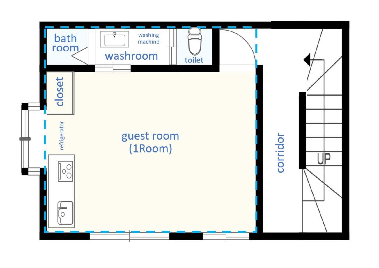 Ueno Yuyuhouse 1room For Rent, Close To Senso-ji Temple,kaminarimon Gate,kappabashi Dougu Street,akihabara,shinjuku And Disneyland Appartamento *